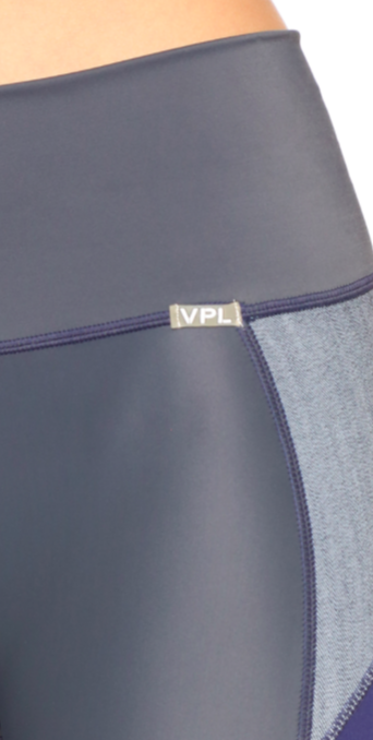 VPL X-Curvate Capri: Charcoal x Blue Denim VPL X-Curvate Capri: Charcoal x Blue Denim