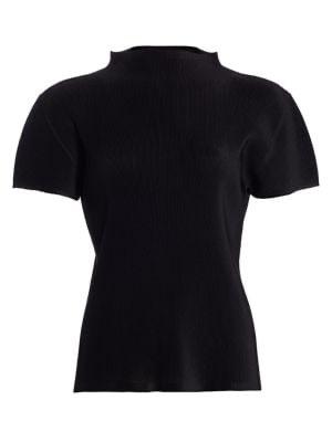 Issey Miyake Pleats Please Mist July Top - Black | Garmentory