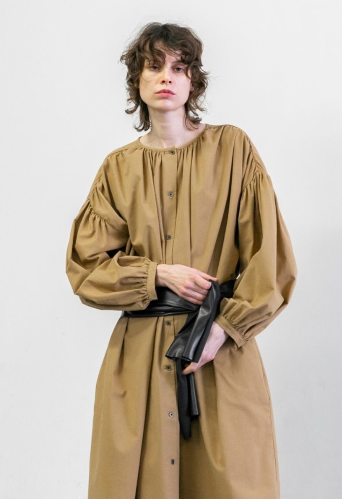 Little Creative Factory Woman Sack Dress - Camel - Image 1 of 4