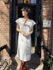vintage Antique Edwardian Night Dress - white - Thumbnail 1
