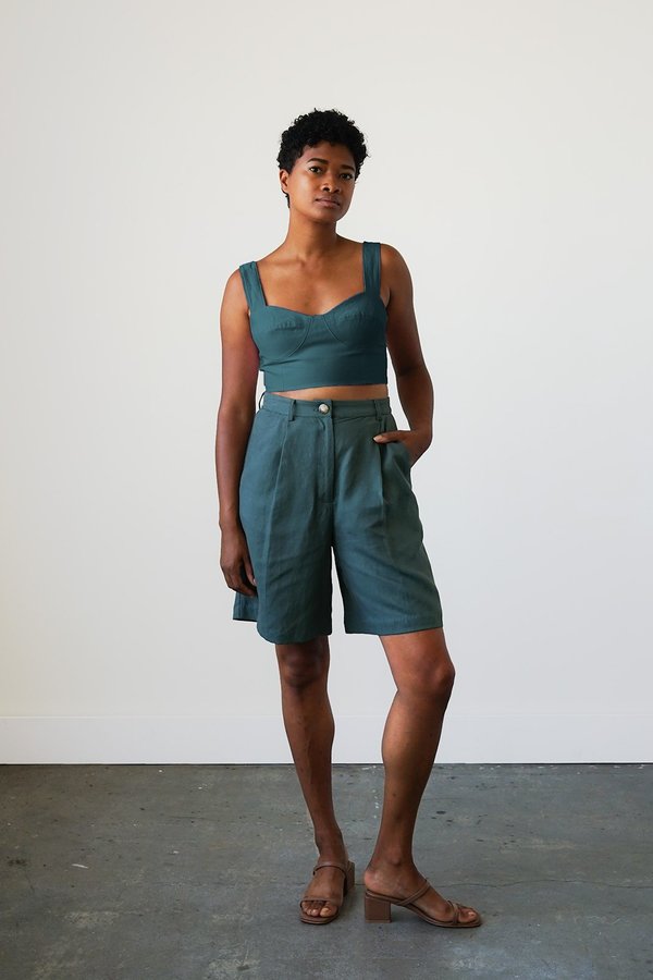 Waltz Bralette Top - Spruce Waltz Bralette Top - Spruce