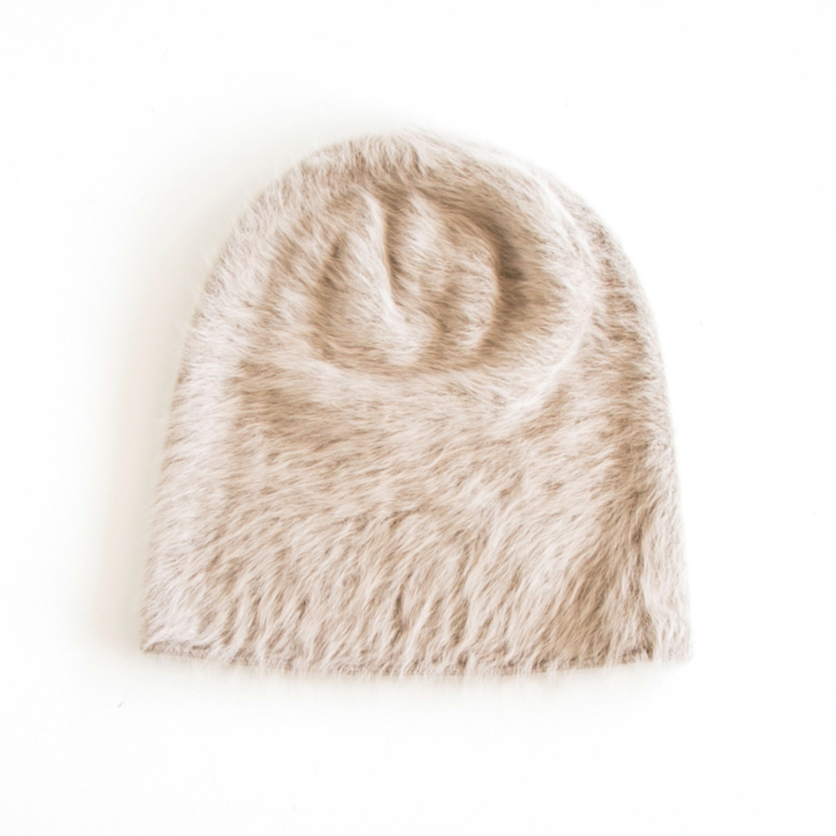 Reinhard Plank Cuffia Angora Beanie, Light Grey Reinhard Plank | CUFFIA ANGORA DARK BLUE main image 2