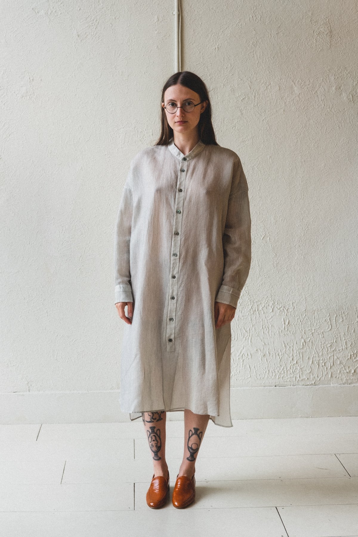 dress on top of shirt