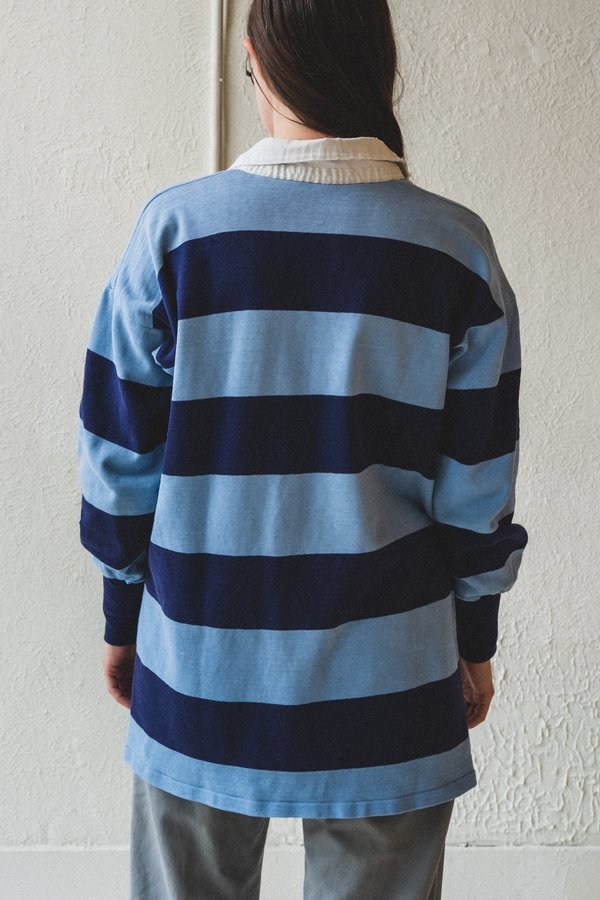 Vintage Rugby Shirt - Blue | Garmentory