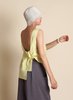 KAAREM Stigma Layered Back Knot Tie Tank - Lemon - Thumbnail 8
