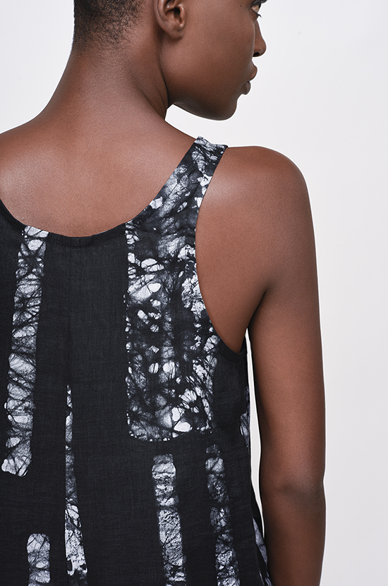 Osei-Duro Runa Tank in B&W Parallel Osei-Duro Runa Tank in B&W Parallel