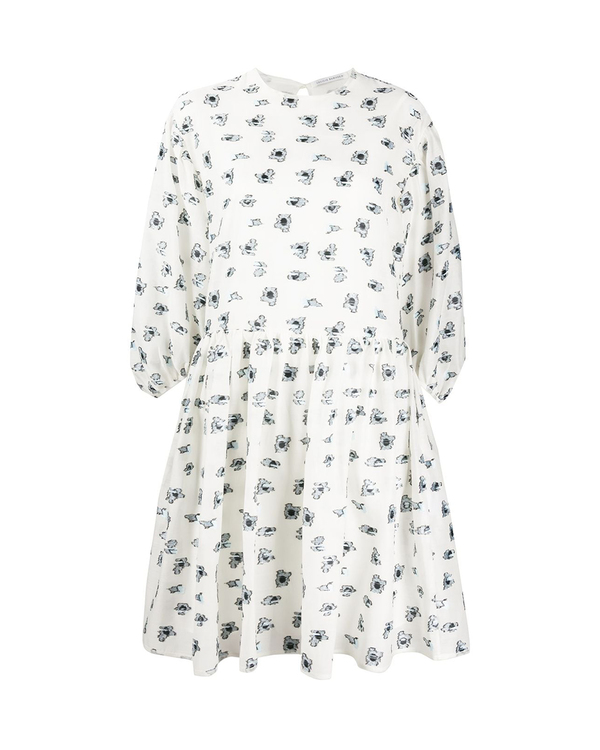 Cecilie Bahnsen セシリーバンセン PRIMROSE DRESS Cecilie Bahnsen Primrose Floral Print Dress - White | Garmentory