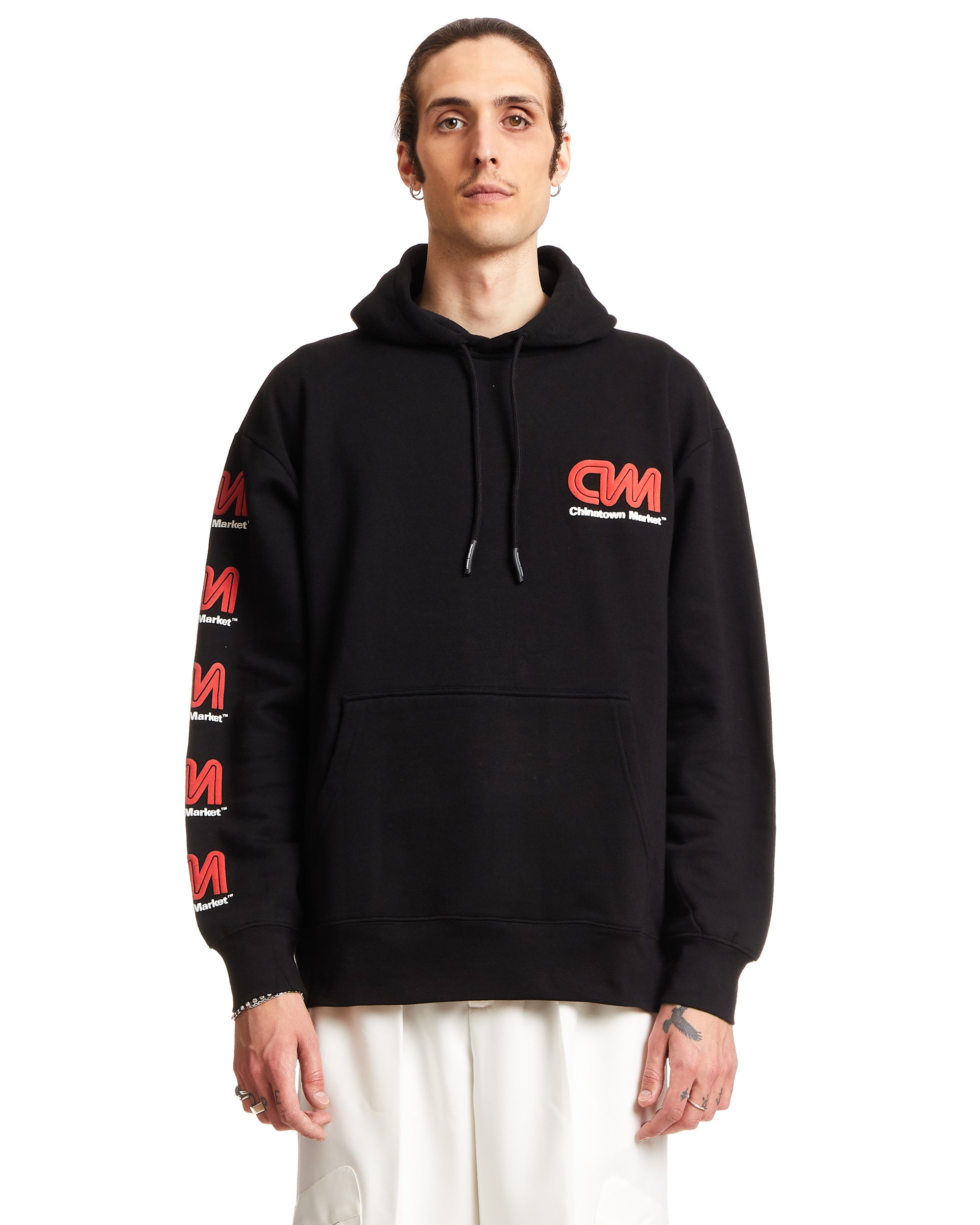 Chinatown Market Hoodie with Logo - Black | Garmentory