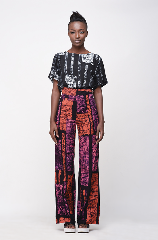 Osei-Duro Slant Trousers in Carmine Parallel Osei-Duro Slant Trousers in Carmine Parallel