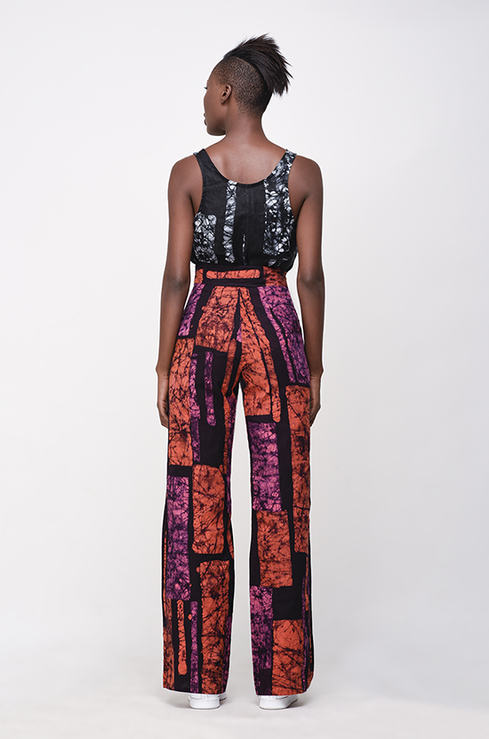 Osei-Duro Slant Trousers in Carmine Parallel Osei-Duro Slant Trousers in Carmine Parallel