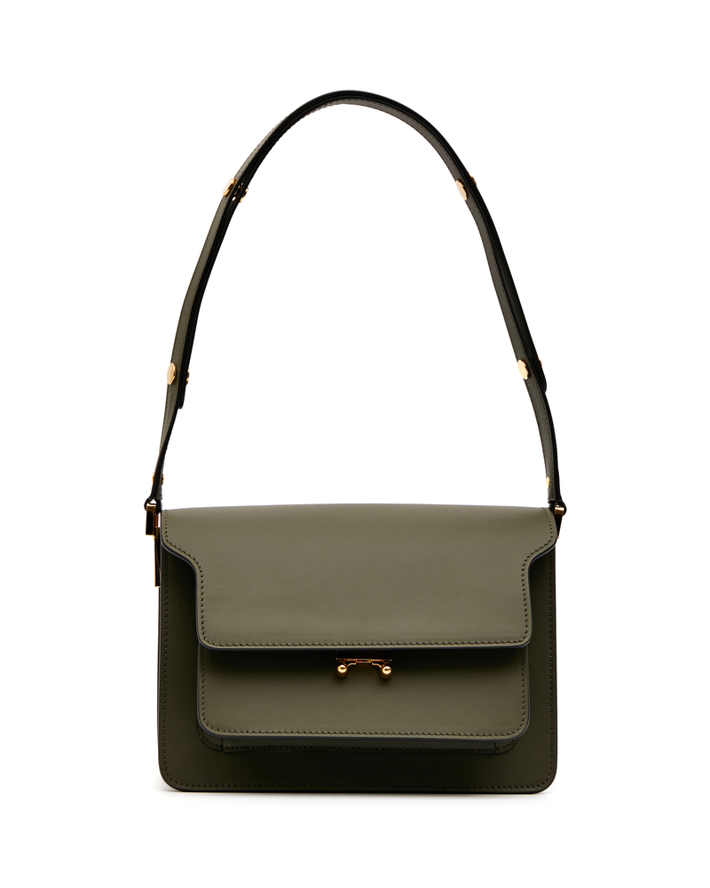 Marni Leather Trunk Bag - Green | Garmentory