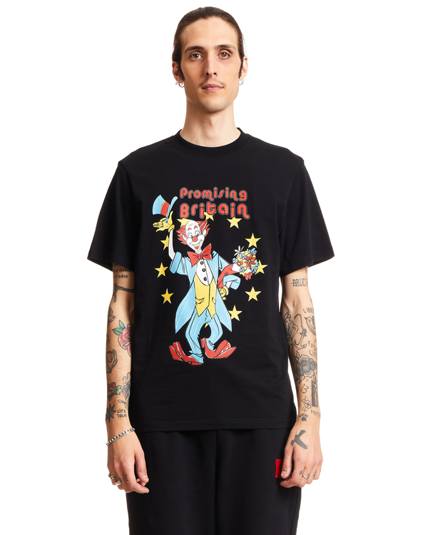 Martine Rose Cotton Clown Artwork T-Shirt - Black Martine Rose Cotton Clown Artwork T-Shirt - Black