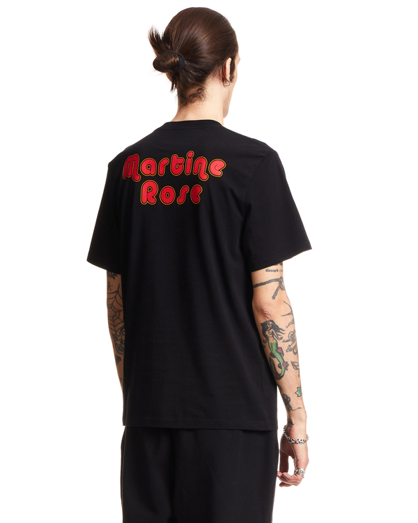Martine Rose Cotton Clown Artwork T-Shirt - Black Martine Rose Cotton Clown Artwork T-Shirt - Black