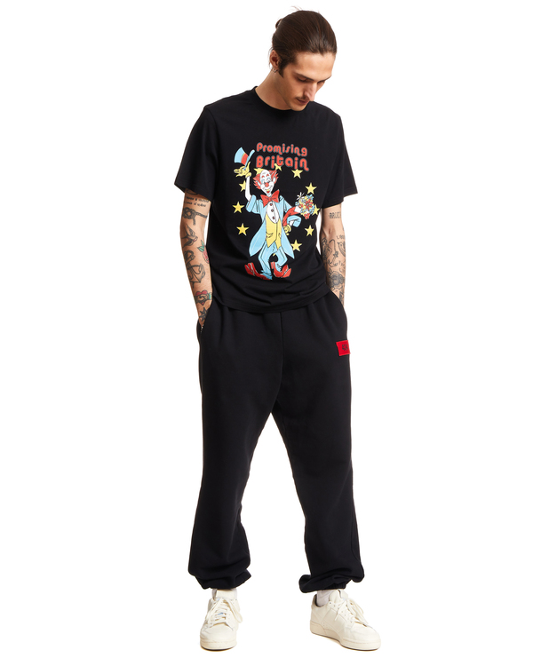 Martine Rose Cotton Clown Artwork T-Shirt - Black Martine Rose Cotton Clown Artwork T-Shirt - Black