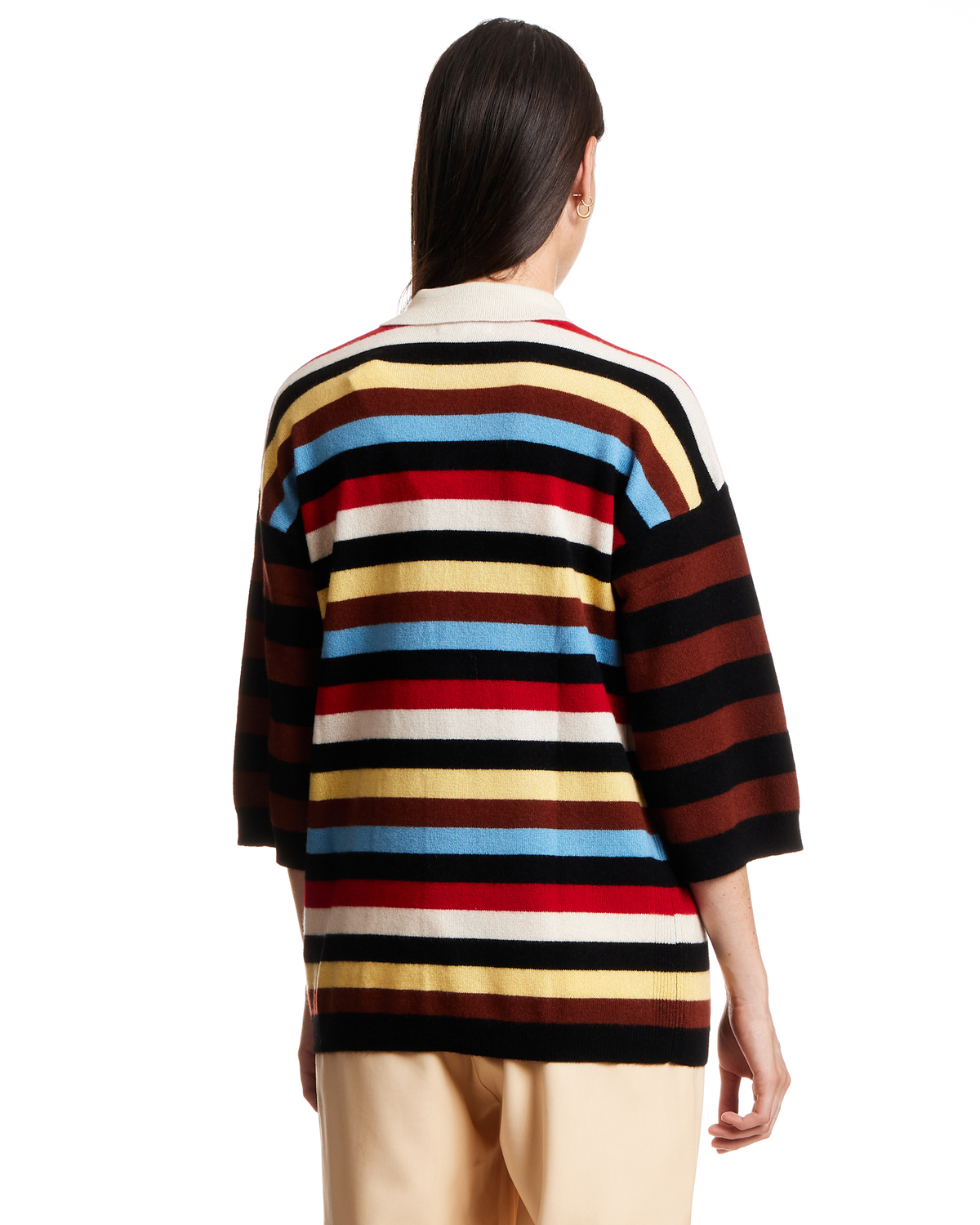GANNI Cashmere Knit T-shirt - Multicolor | Garmentory