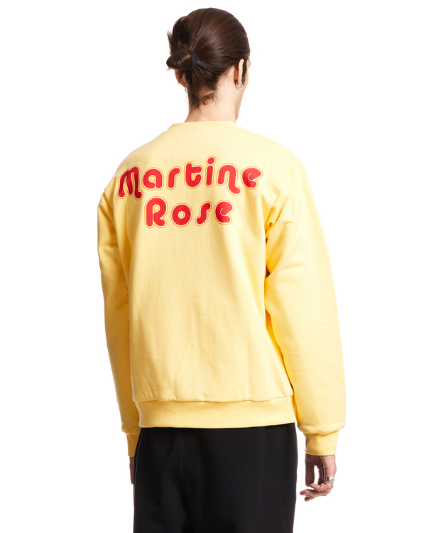 Martine Rose Reversible Cotton Sweatshirt - Yellow Martine Rose Reversible Cotton Sweatshirt - Yellow