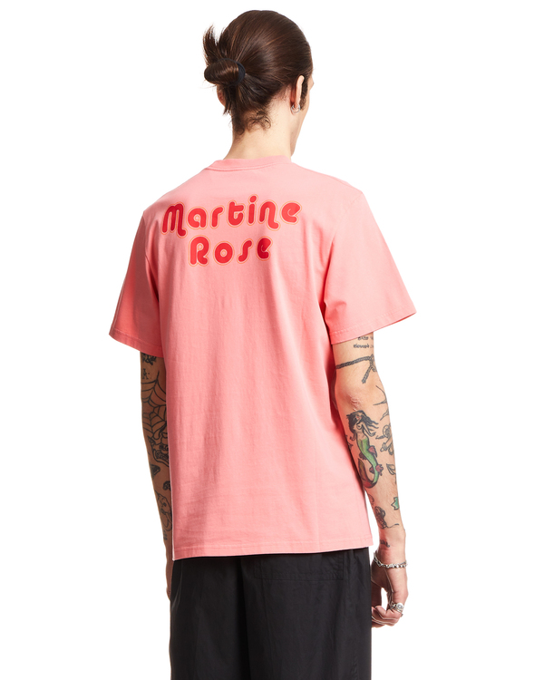 Martine Rose Clown ArtWork T-shirt - Salmon Pink Martine Rose Clown ArtWork T-shirt - Salmon Pink