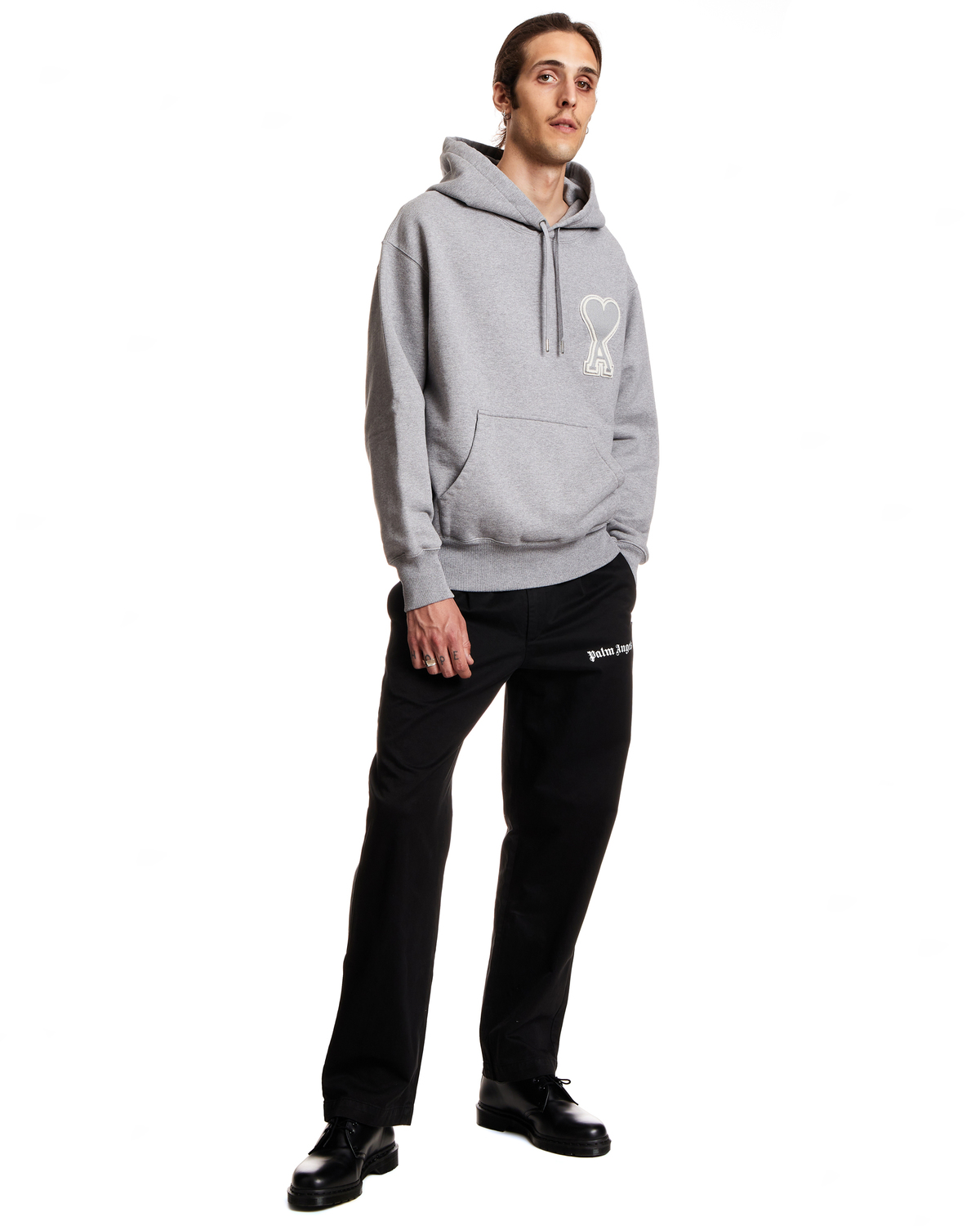 スウェット・トレーナー AMI PARIS Ami Paris patch hoodie NAVY BLUE Hoodie With Ami Paris Patch | AMI PARIS