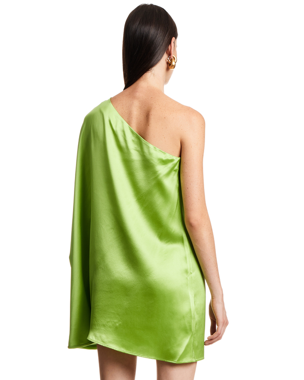 Bernadette One shoulder Silk Mini Dress | Garmentory Bernadette One shoulder Silk Mini Dress | Garmentory