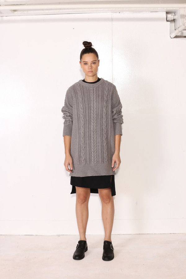 Unisex Intentionally Blank BACOPA SWEATER Grey Unisex Intentionally Blank BACOPA SWEATER Grey