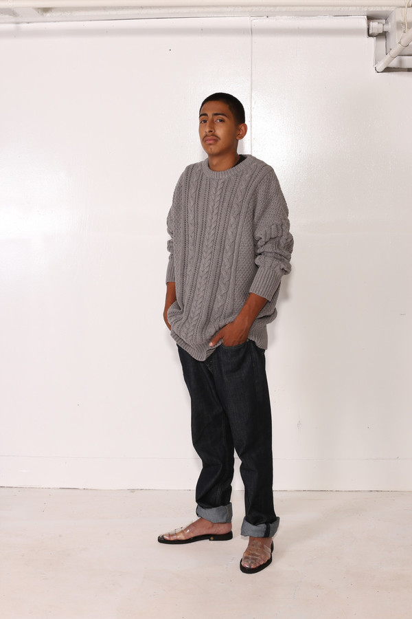 Unisex Intentionally Blank BACOPA SWEATER Grey Unisex Intentionally Blank BACOPA SWEATER Grey