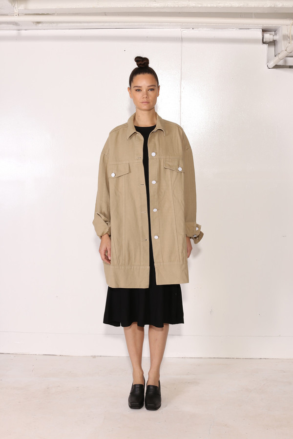 Intentionally Blank MOSS JACKET Khaki Intentionally Blank MOSS JACKET Khaki