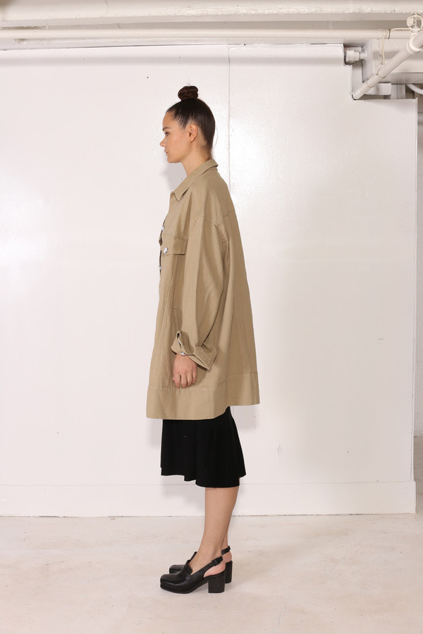 Intentionally Blank MOSS JACKET Khaki Intentionally Blank MOSS JACKET Khaki