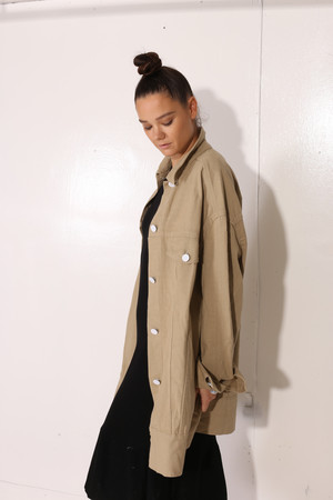 Intentionally Blank MOSS JACKET Khaki Intentionally Blank MOSS JACKET Khaki