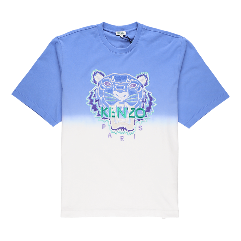 Kenzo Eye T Shirt Purple KENZO Green Purple Tiger T Shirt Cotton - Main Image