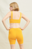 BACK BEAT RAGS Organic Cotton Bike Shorts - Saffron - Thumbnail 2