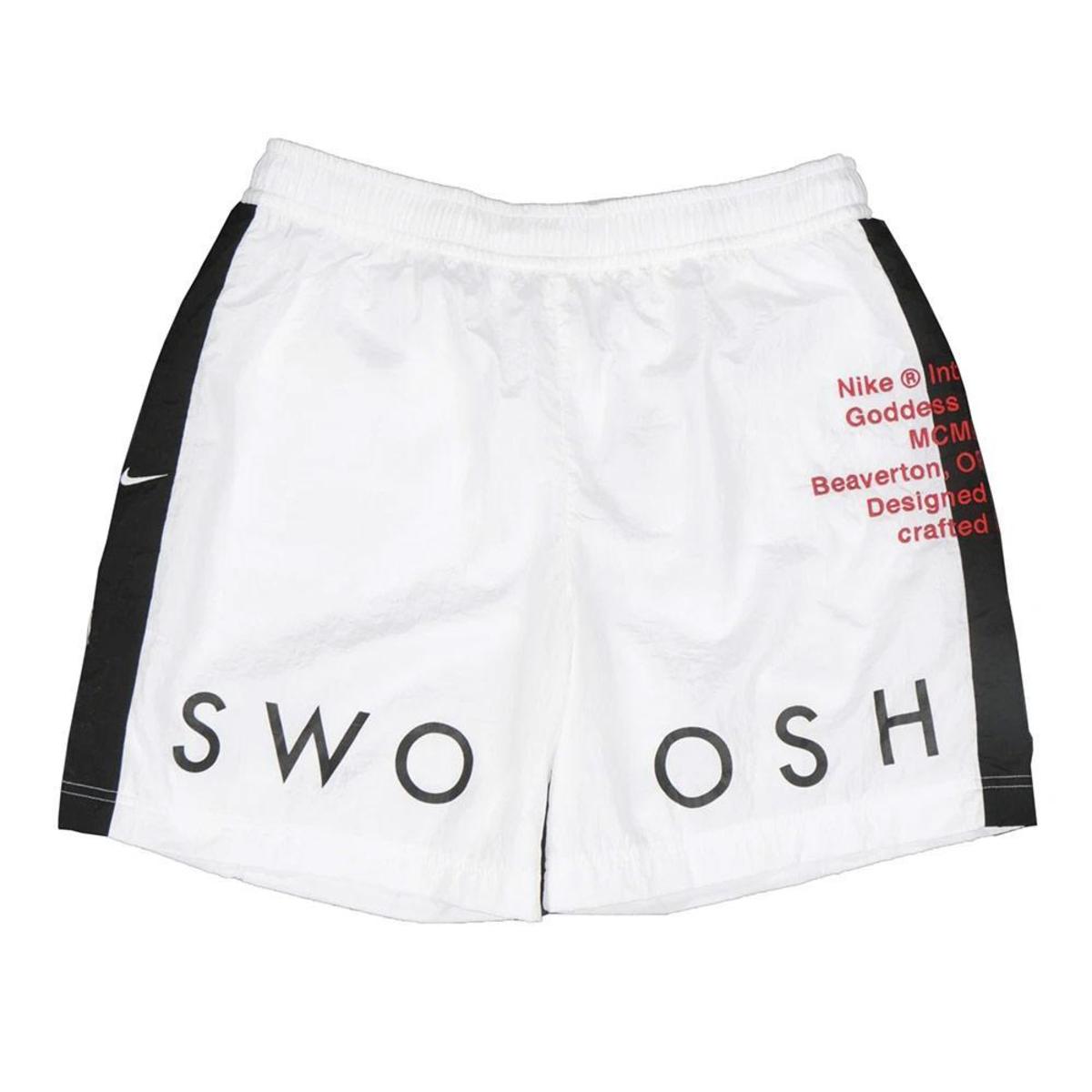 swoosh woven shorts
