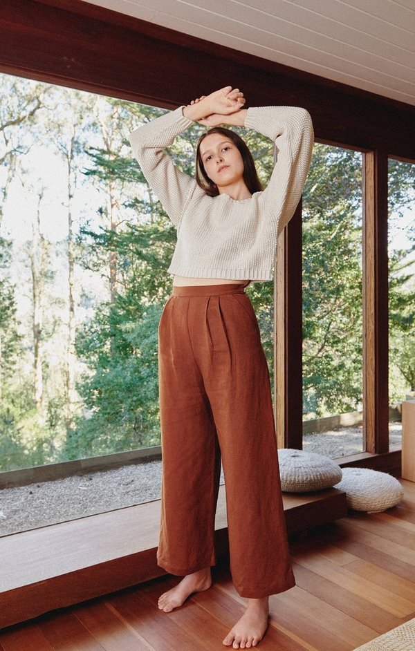 FIRST RITE CROP PULLOVER - NATURAL FIRST RITE CROP PULLOVER - NATURAL