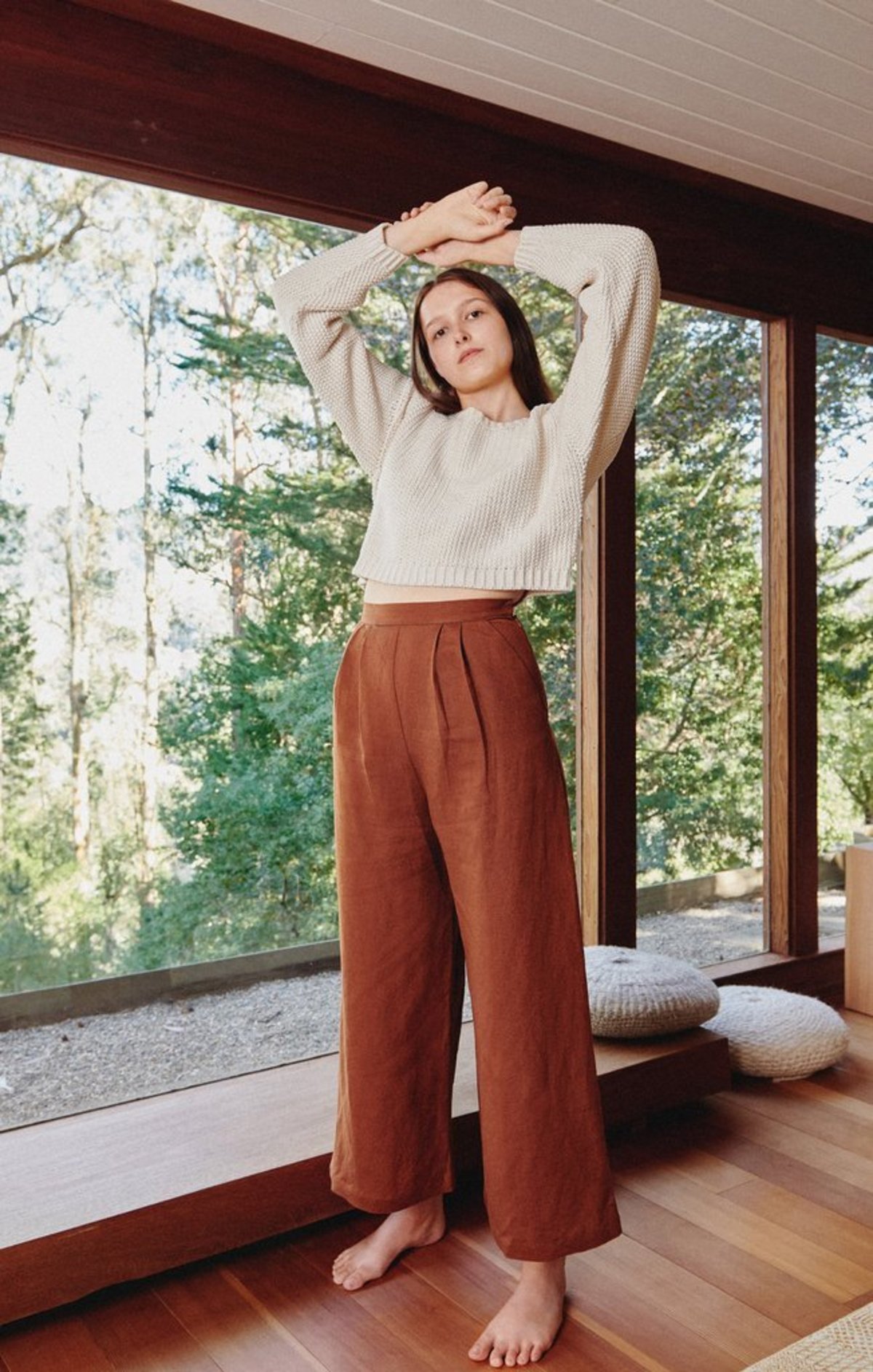 FIRST RITE CROP PULLOVER - NATURAL - Image 1 of 1