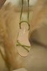 Anne Thomas Rachel Nappa Sandal - Vert - Thumbnail 2