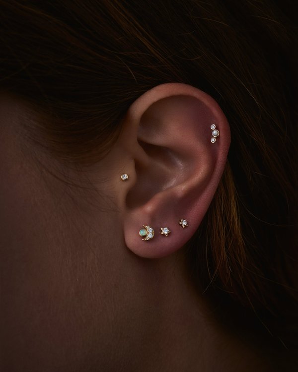 Pamela Love Crescent Cluster Stud Pamela Love Crescent Cluster Stud