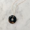 Tarin Thomas Beignet Necklace - Black Agate - Thumbnail 1