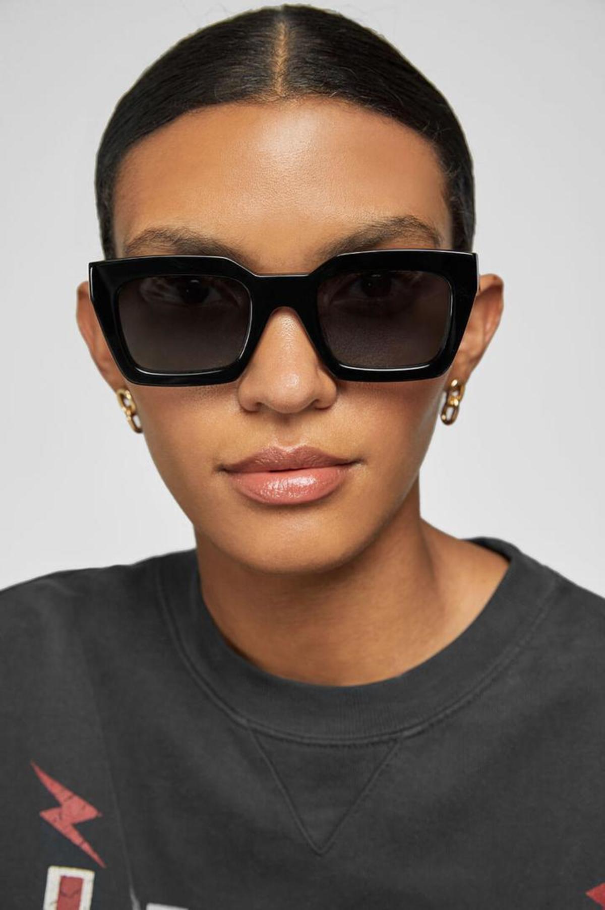 ★ANINE BING★ ブラック Indio サングラス ANINE BING Indio Sunglasses - Dark Tortoise