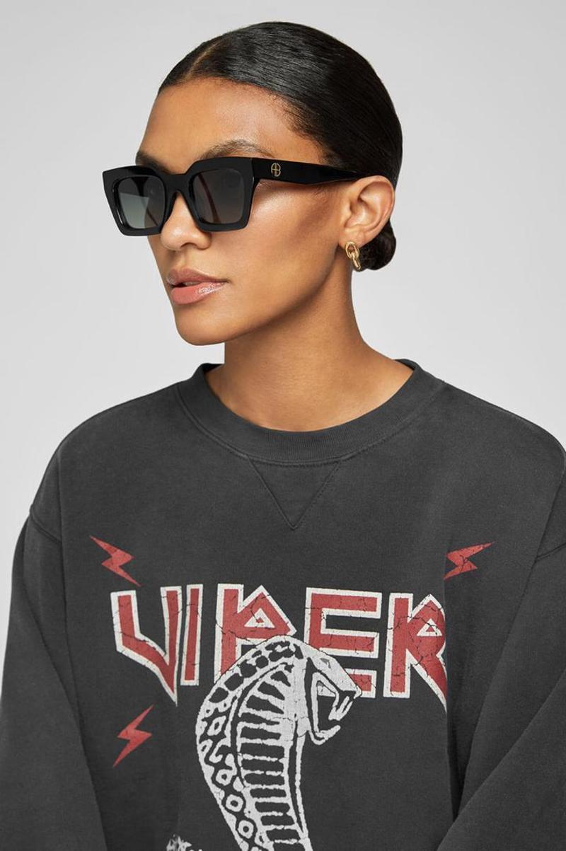 Anine Bing Indio Sunglasses - Black | Garmentory