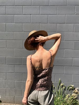 Janessa Leone Corbin Hat - Brown | Garmentory display picture 3