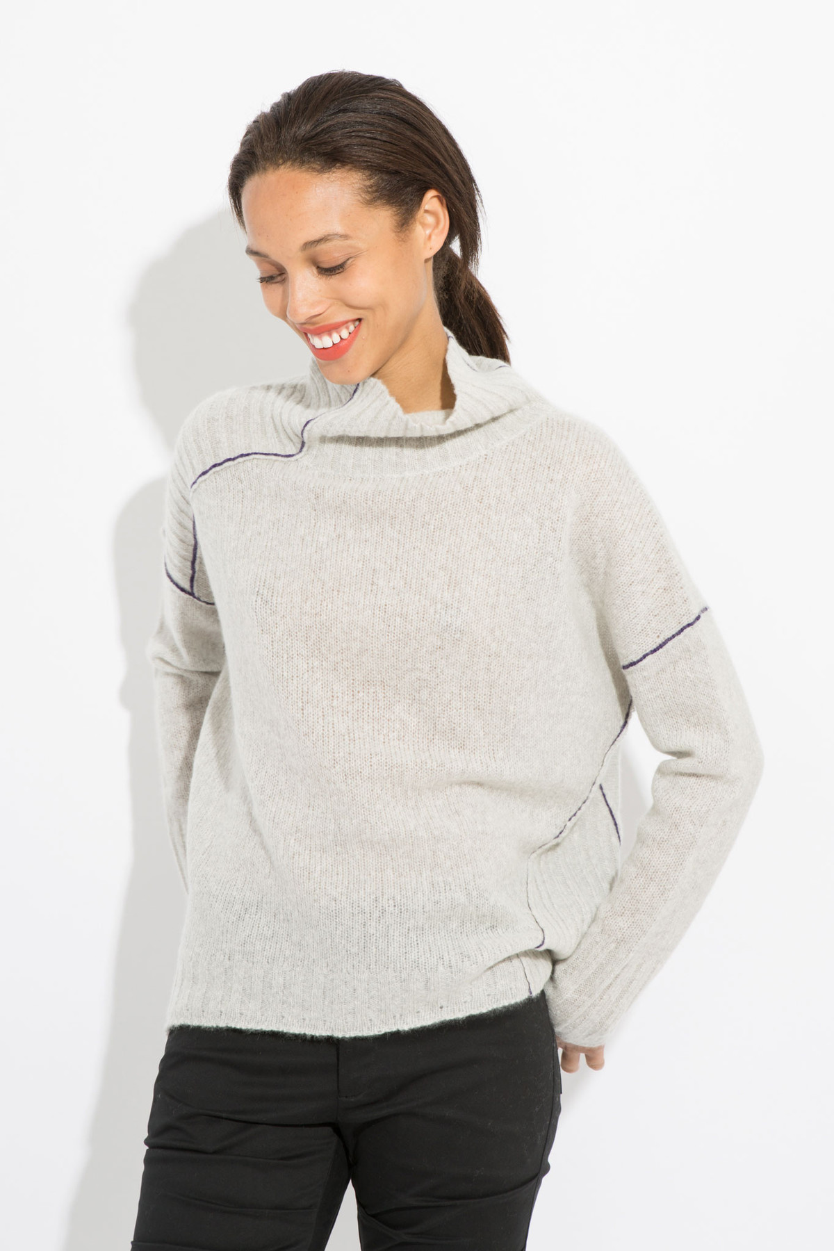 Paychi Guh Cozy Mock Pullover - Image 1 of 5