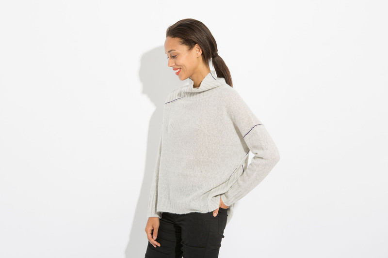 Paychi Guh Cozy Mock Pullover