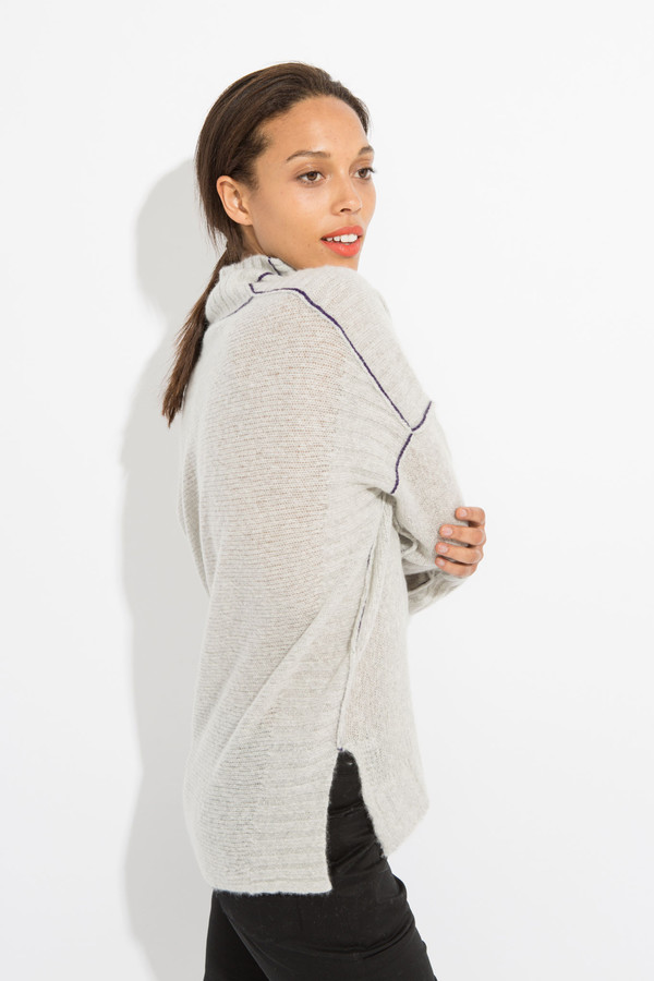 Paychi Guh Cozy Mock Pullover