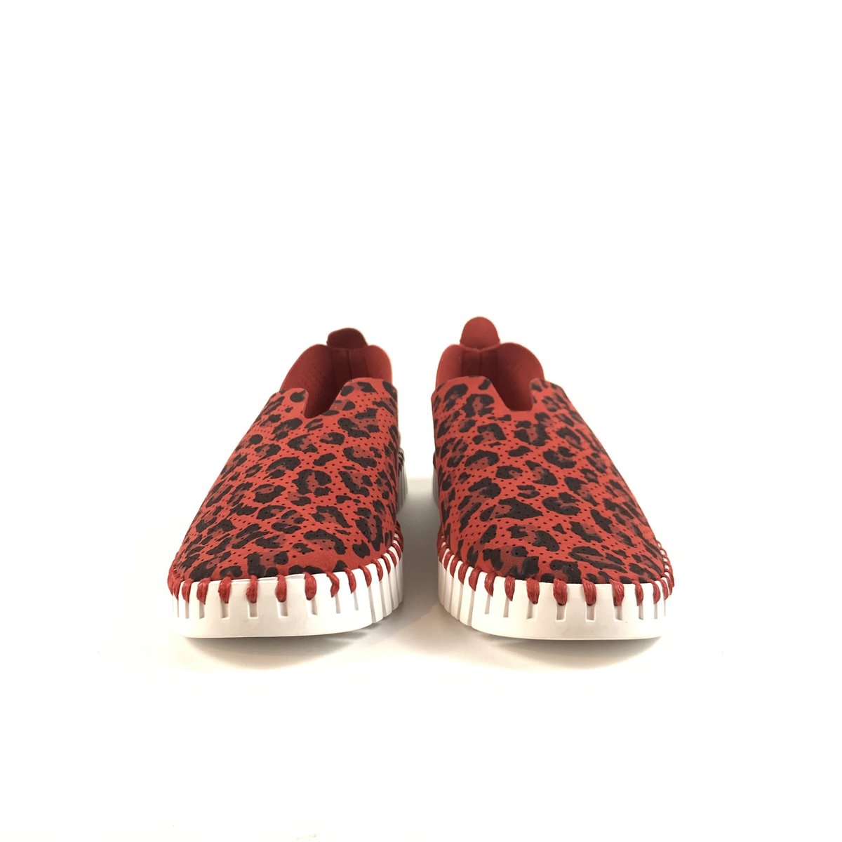 Deep Red Leopard Ilse Jacobsen Tulip 139 Slip On - Deep Red Leopard | Garmentory