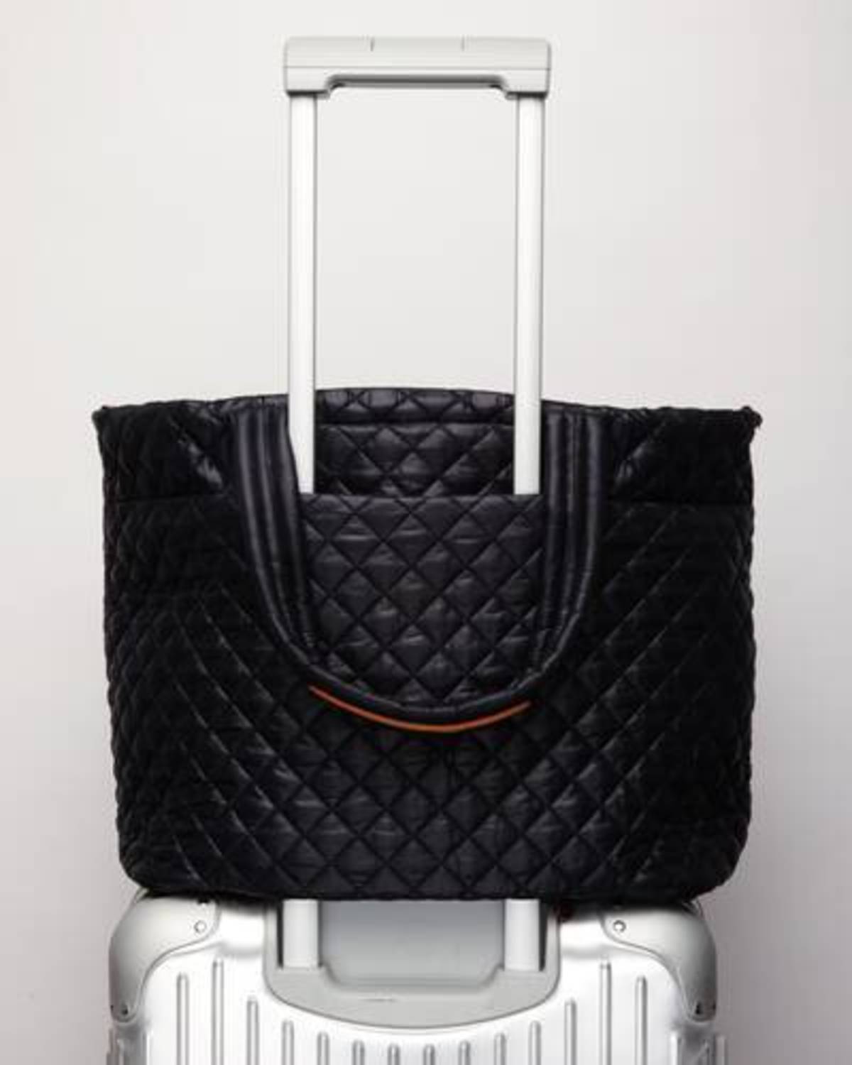 MZ Wallace Large Metro Tote Deluxe - Black - Image 6 of 6