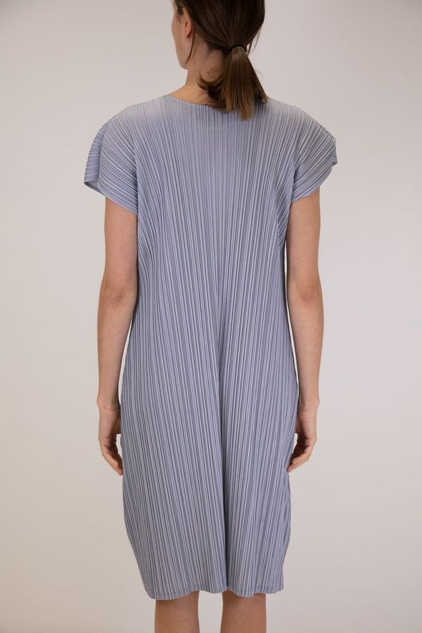 Issey Miyake Pleats Please Mellow Pleats Dress - Blue Issey Miyake Pleats Please Mellow Pleats Dress - Blue