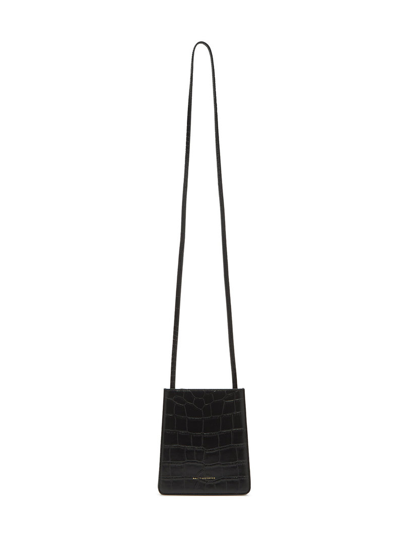 Marge Sherwood Acco S Bag - Black Croc