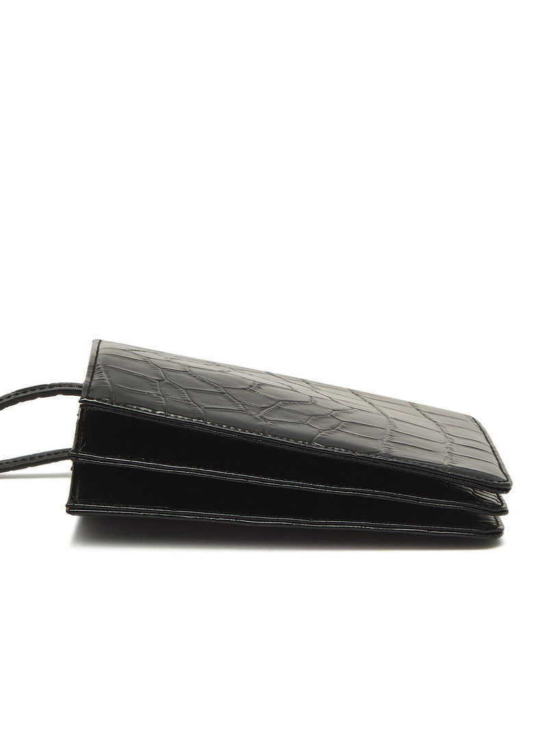 Marge Sherwood Acco S Bag - Black Croc