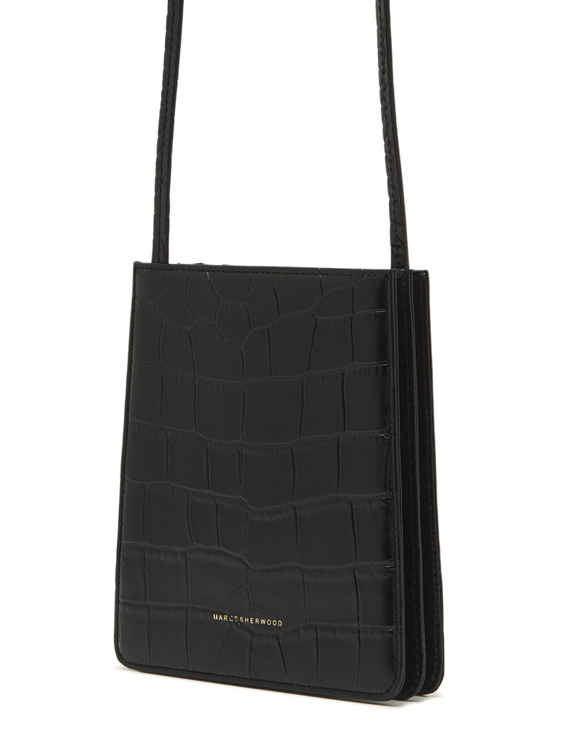 Marge Sherwood Acco S Bag - Black Croc