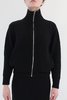 Beklina Bouclé Knit Track Jacket - Black - Thumbnail 1