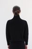 Beklina Bouclé Knit Track Jacket - Black - Thumbnail 2